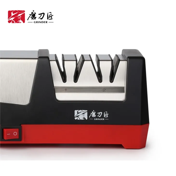 2 stage diamond electric knife sharpener